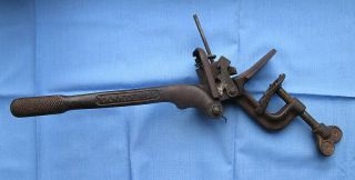 Antique Yankee No.  2 American Mechanical Bar Corkscrew/usa/bar Mountable/lever