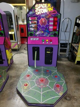 Spider Stompin Deluxe Coin - Operated Redemption Arcade Game