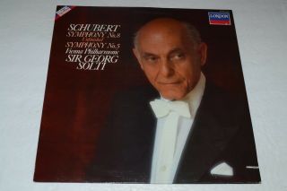 Schubert Symphony No.  8 & Symphony No.  5 Sir Georg Solti London Fast