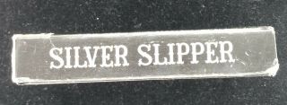 Silver Slipper Casino Uncancelled Playing Cards Black Deck Las Vegas Saloon Rare 4