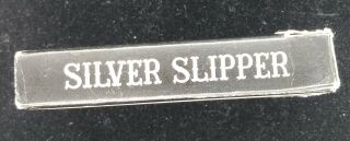 Silver Slipper Casino Uncancelled Playing Cards Black Deck Las Vegas Saloon Rare 6