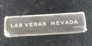 Silver Slipper Casino Uncancelled Playing Cards Black Deck Las Vegas Saloon Rare 7