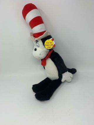 APPLAUSE PLUSH TALKING DR SEUSS CAT IN THE HAT MOVIE MIKE MYERS 2003 STUFFED TOY 4