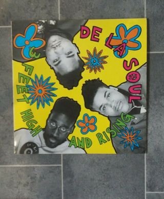 Vinyl Record 12 " De La Soul 3 Feet High & Rising Lp Inc Magic Number 1989