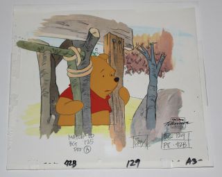 Production Cel - The Adventures Of Winnie The Pooh (disney Tv)