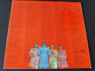 THE BEATLES ' SGT PEPPERS ' UK 1st MONO (1/1) 1967 British Invasion LP 3