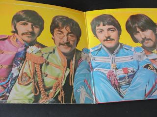 THE BEATLES ' SGT PEPPERS ' UK 1st MONO (1/1) 1967 British Invasion LP 4