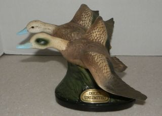Vintage Jim Beam 1983 Ducks Unlimited American Widgeon Duck Decanter
