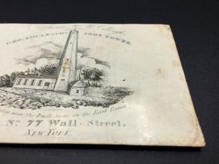 James McCullough George Youle & Co.  Shot Tower Advertising Trade Card,  Manhattan 4