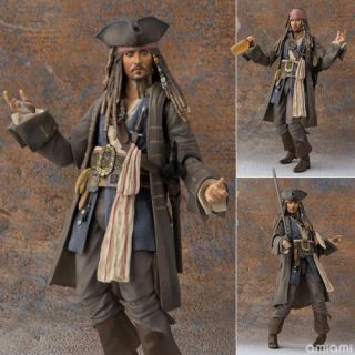 Anime S.  H.  Figuarts Pirates Of Caribbean Captain Jack Sparrow Action Pvc Figure N