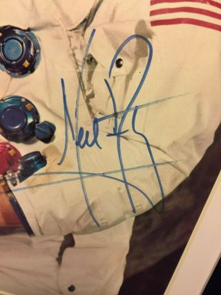 Neil Armstrong hand signed 8X10 Beckett 3