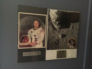 Neil Armstrong hand signed 8X10 Beckett 4