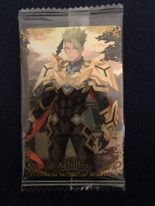 Fate Grand Order Fgo Wafer Card Vol.  7 Sr21 Achilles Rider