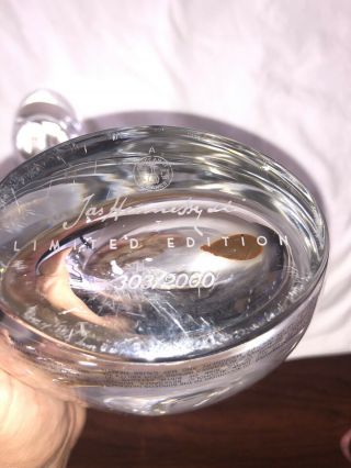 Baccarat Crystal Hennessy Timeless Cognac Bottle Limited Edition 303/2000 Empty 8
