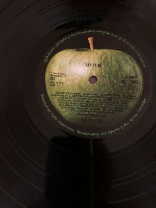 THE BEATLES Let It Be 1970 UK Vinyl LP 1st Pressing Box Set Complete 10