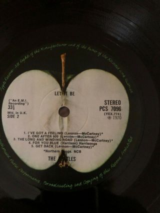 THE BEATLES Let It Be 1970 UK Vinyl LP 1st Pressing Box Set Complete 11