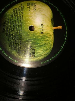 THE BEATLES Let It Be 1970 UK Vinyl LP 1st Pressing Box Set Complete 9