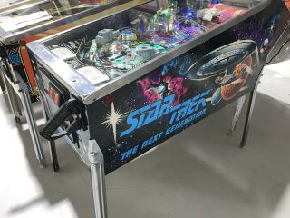 Star Trek Next Generation Pinball Machine Williams Coin Op Arcade LEDs 2