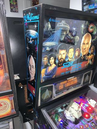 Star Trek Next Generation Pinball Machine Williams Coin Op Arcade LEDs 4