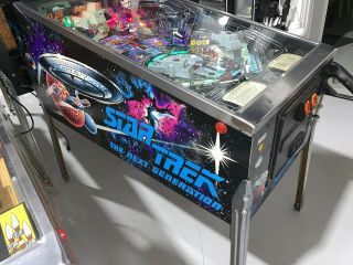 Star Trek Next Generation Pinball Machine Williams Coin Op Arcade LEDs 5