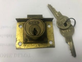 Yale Slot Machine Lock For Mills,  Jennings Caille And Others Pre 1930