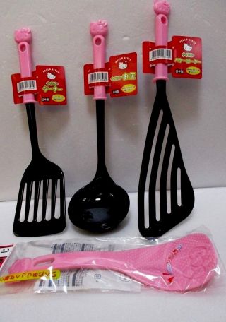Japanese Kitchen Tool Set Sanrio Hello Kitty Syamoji Otama Spatula Set