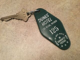 Vintage Dunes Hotel Casino Room Key Las Vegas Nevada 125