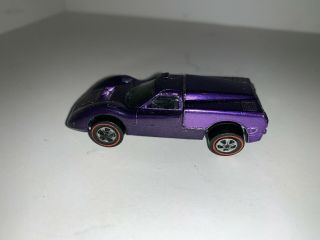 Hotwheels redline RARE LIGHT Purple Ford J - Car Jcar in NM 8