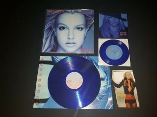 Britney Spears - In The Zone Lp Blue Record,  Bonus 7inch Inc.  Madonna Not Promo