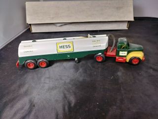 Toy Truck,  Marx,  Hess Tank Trailer,  Circa 1964,  Lighted Head Lights And Tail Lig