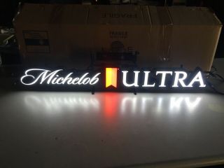 Michelob Ultra Horizontal LED Opti Neo Neon Beer Sign bar light 2