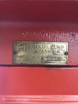 AMERICAN VISIBLE GAS PUMP FIVE SIDED 9