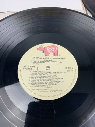 SHIPS SAME DAY ' Grease ' Movie Soundtrack Record Album LP Vinyl 5