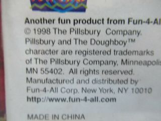 1998 Pillsbury Doughboy Talking Key Chain NIB -,  2 Others 4