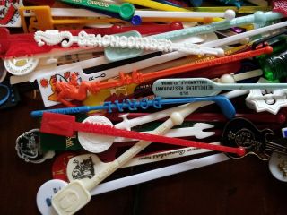 160,  Vintage Swizzle Sticks Hotels Bars Spirits and more. 7