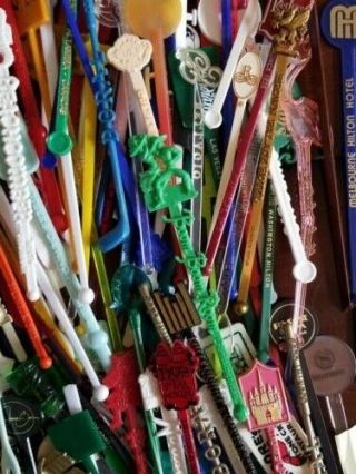 160,  Vintage Swizzle Sticks Hotels Bars Spirits and more. 8