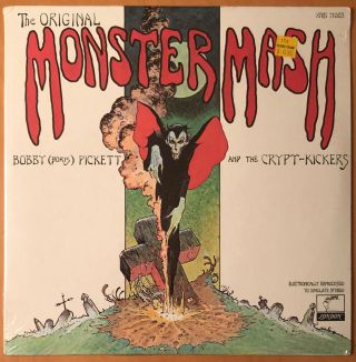 Monster Mash Boris Pickett Parrot 1973 Lp No Cuts/holes/upc