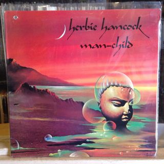 [jazz/funk] Nm Lp Herbie Hancock Man - Child [original 1975 Cbs Issue]
