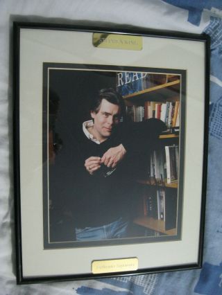 Stephen King.  Signed Framed Autographed Picture.