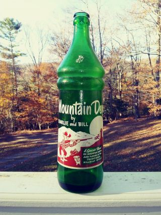 Mountain Dew Bottle By Charlie And Bill Tri - City Beverage Jc Tn Bottle 1958 24oz