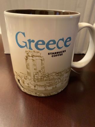 Starbucks Global Icon Series City Collector Mug Greece 2014