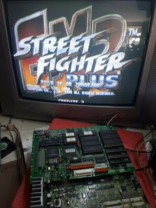 Street Fighter Ex2 Plus Arika Arcade Game Board Pcb