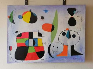 Painting By Older Master Joan Miro