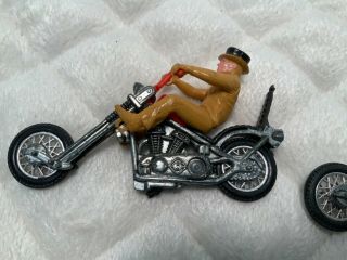 Vintage Hot Wheels RRRumblers Road Hog Mattel Motorcycles and Riders Chopper Toy 3