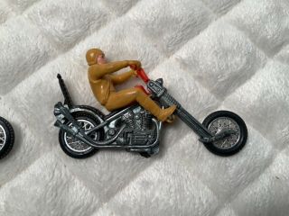 Vintage Hot Wheels RRRumblers Road Hog Mattel Motorcycles and Riders Chopper Toy 5