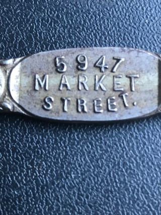 Antique Shoe Lace Button Hook KONQUEROR SHOE CO.  Market Street San Francisco ‘94 3