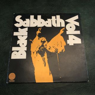 Black Sabbath Vol 4 Wwa Vinyl Record Rock