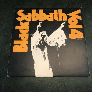 Black Sabbath Vol 4 WWA Vinyl Record Rock 3