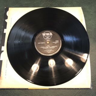 Black Sabbath Vol 4 WWA Vinyl Record Rock 7