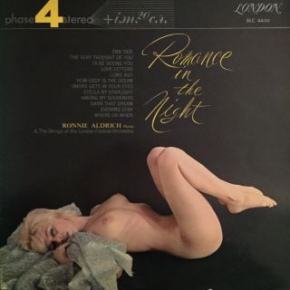 Sexy Cover Cheesecake Ronnie Aldrich Romance In The Night Lp Slc 4430 Vinyl